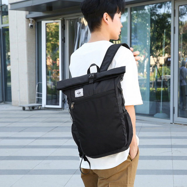ຂ້າມຊາຍແດນ ຖົງພັບກາງແຈ້ງແບບໃຫມ່ ultra-light portable storage bag travel bag waterproof mountaineering bag outdoor backpack