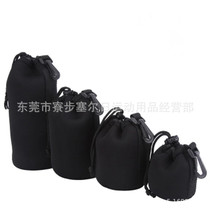 Cross-border portable diving material lens bag SLR camera protective cover elastic lens barrel storage bag in stock