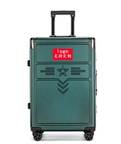 Customized aluminum frame trolley case 24-inch universal wheel password boarding case unit gift pc luggage bag