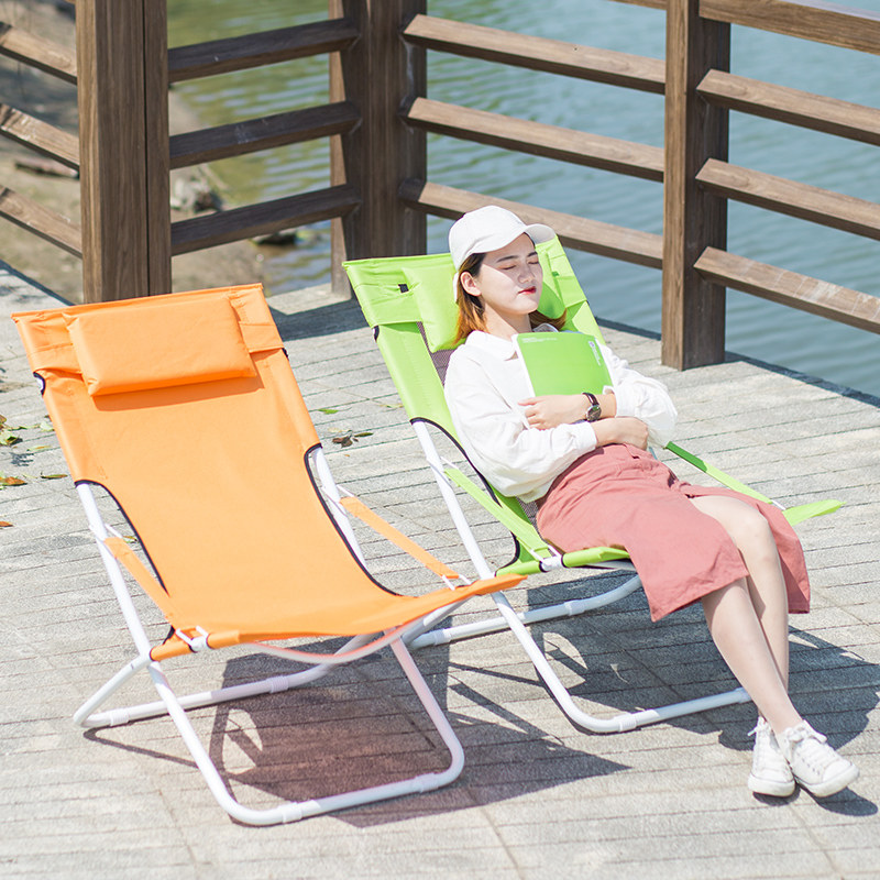 Recliner Folding Chair Office Lunch Break Nap Bed Baby Leisure Recliner Office Recliner Lazy Balcony Recliner