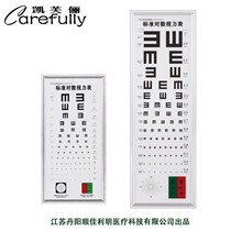Vision test watch light box standard logarithmic force table light box LED light with medical home remote control