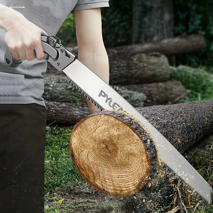 Hand saw Home Small handheld saw tree Divine Instrumental Folding Full Steel Saw Wood head Wooden Heads Hand Saw-Taobao