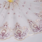 30 см кружевная сетчатая юбка для вышивки боковой кровать