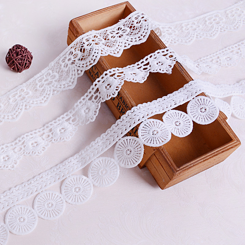 DIY Handmade Fabric Clothing Accessories Lace Material Sofa Table Side Curtains Cotton Thread Lace Lace Accessories