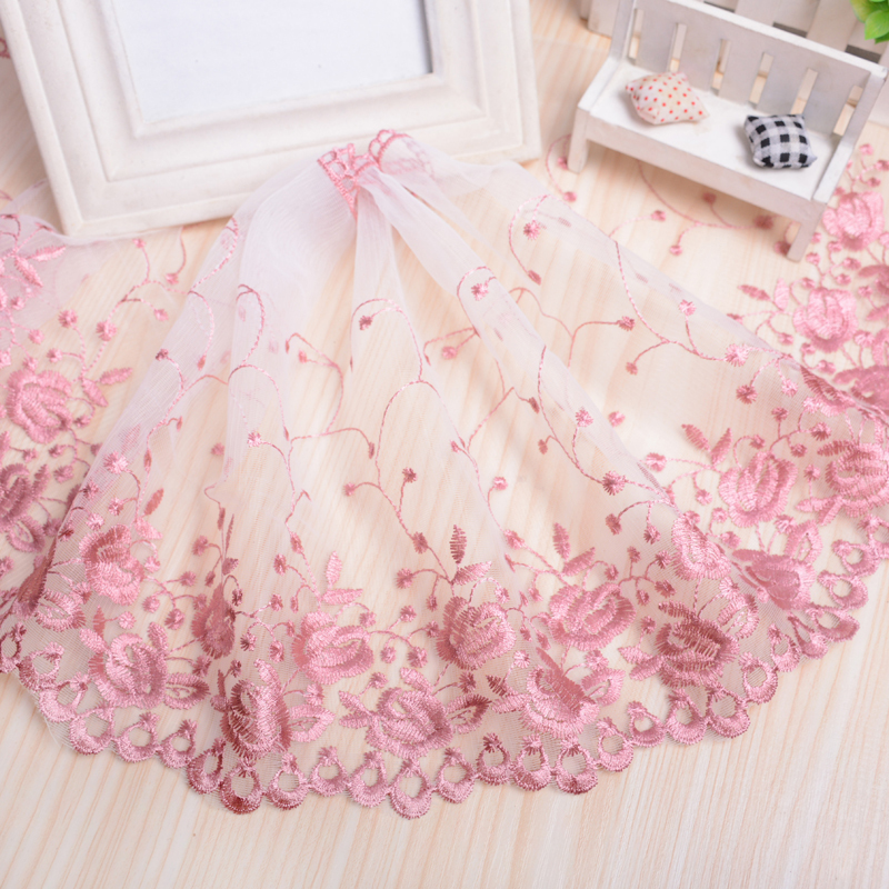 Lace Trim, Mesh Embroidery Skirt Hem, Clothing Edge, Bedside Handmade Accessories, Curtain Lace M-818