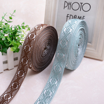 3cm wide curtain lace accessories jacquard webbing curtain splicing accessories Hanfu clothing edge skirt belt 032
