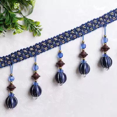 Curtain lace accessories beef tendon beads curtain crystal beads lace tassel pendant decorative accessories