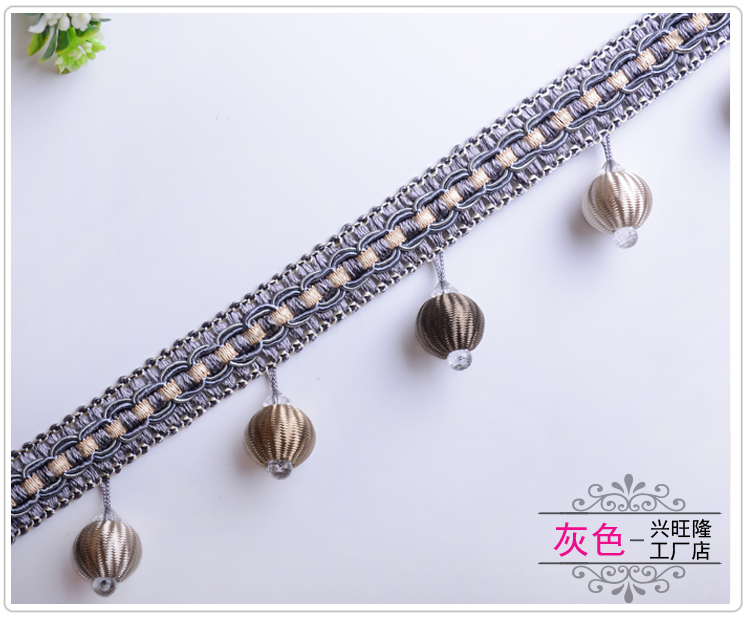 Rèm cửa hạt ren phụ kiện rèm phụ kiện hạt pha lê trang trí hoa hạt ren các loại móc treo rèm cửa