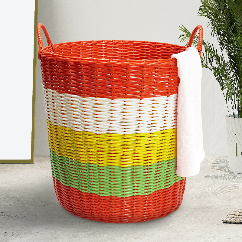 Dirty Laundry Containing basket Home Rattan Laundry Basket Toy Frame Nets Red ins Wind Clothing God Instrumental Basket