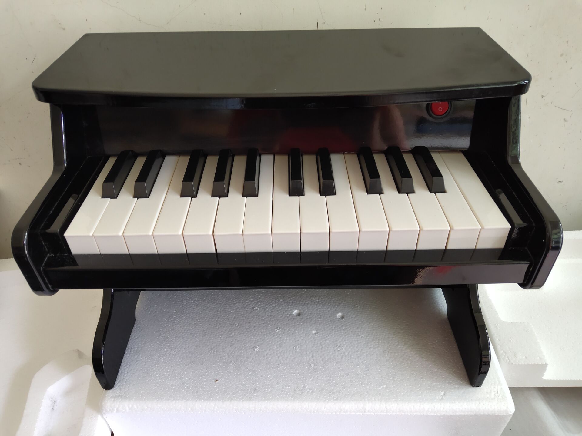 Children's small piano electronic organ 25 keys wooden toy early education piano toddler baby practice piano parent-child