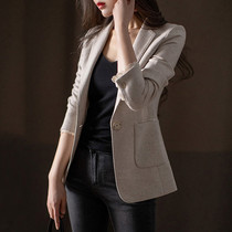 Canary Kiss short blazer 2021 spring new temperament small slim womens suit