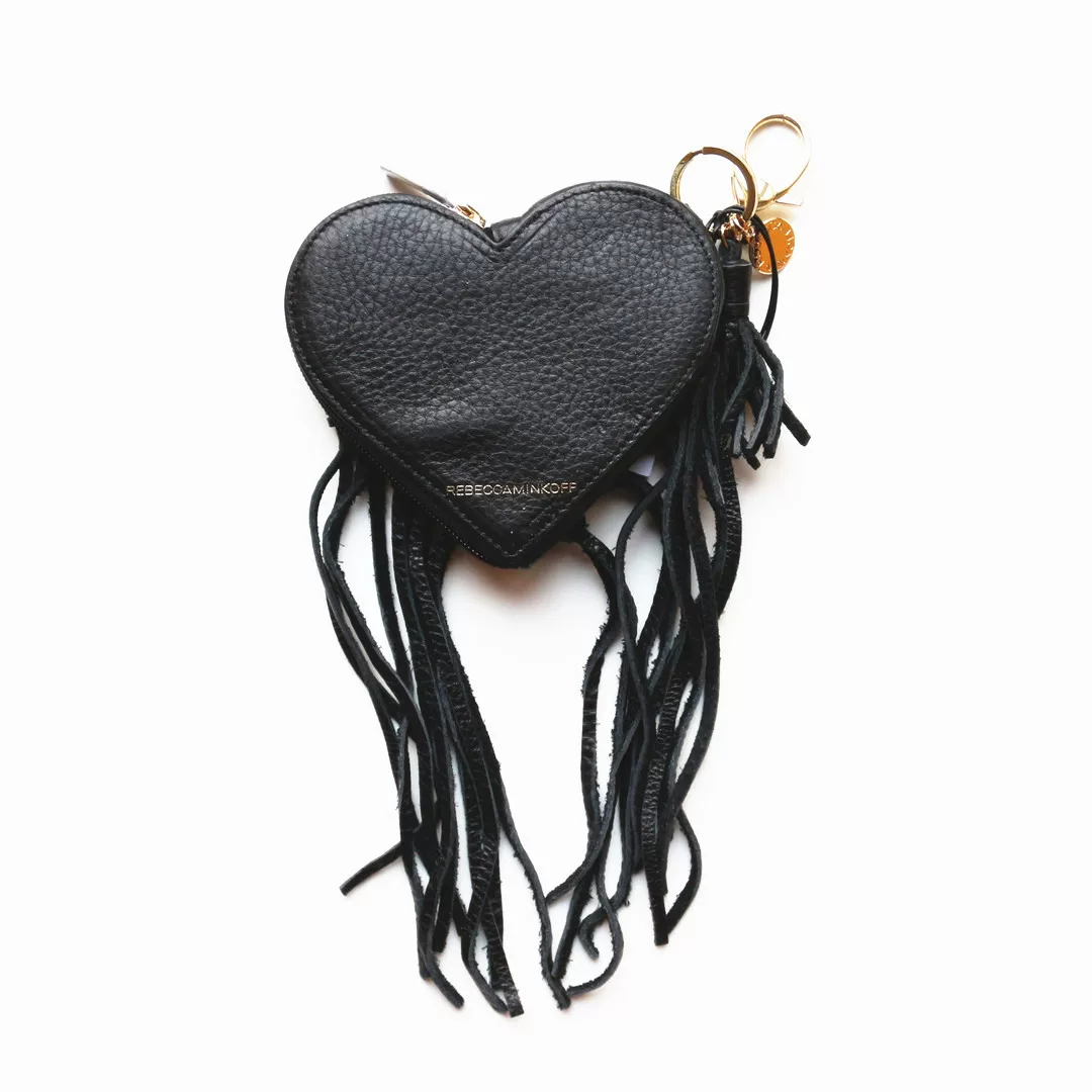 Домашний пятно Rebecca Minkoff Ribeca Kaifer Heart Heart Flavors Key Coin Pass