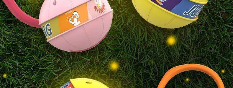 Скакалка на одну ногу 跳跳球儿童玩具发光软绳单脚弹力球闪光甩脚球健身套脚甩圈脚转球