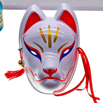 Day-style net red thick section full face fox mask ancient wind children moving comic ground stall cat face mask adult