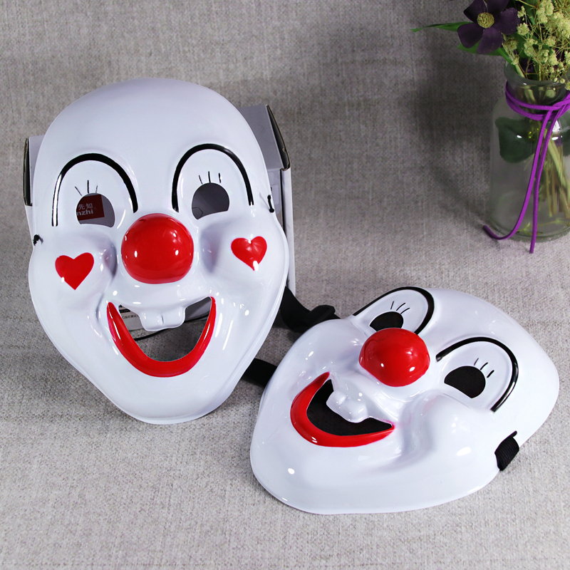 Party Clown Happy Mask Hip-hop V-shaped Mask Magic Show Carnival Healing Douyin Live Masquerade