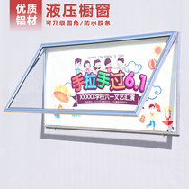 New Waterproof Wall-mounted Wall Promotional Bar Outdoor Bulletin Board Cultural Wall Exhibition Board Stainless Steel Bulletin Board School Bulletin Board