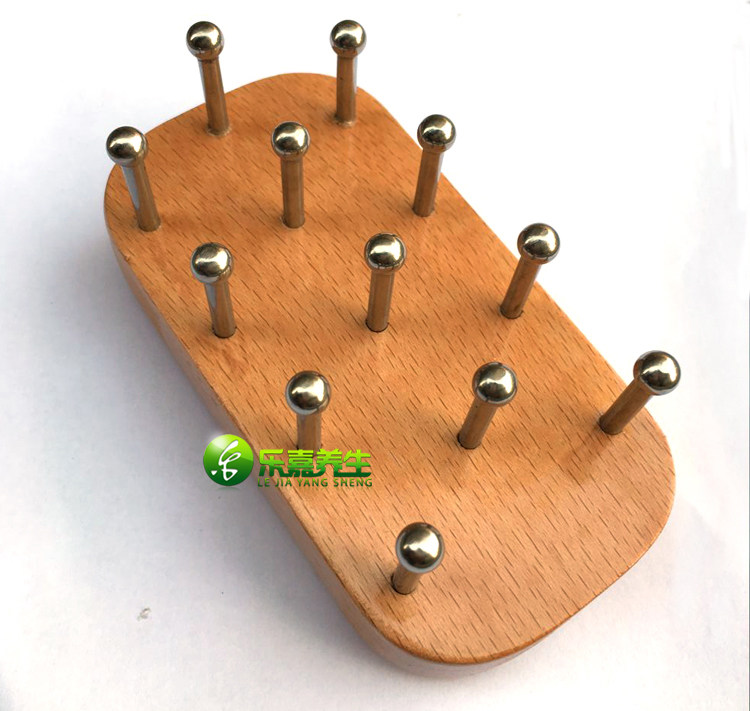 Stainless steel meridians massage brushed solid wood without scar scraping net body comb chest lymphatic acid breast abdominal leg essential oil 