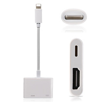 IOS14 screen for iPad iPhone Lightning to HDMI cable lightning digital audio-visual converter