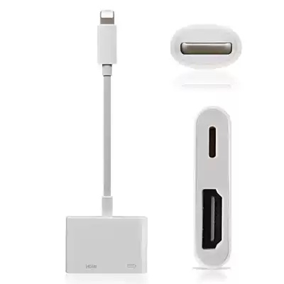 iOS14 screen for iPad iPhone Lightning to HDMI line Lightning Digital Audio/Video Converter
