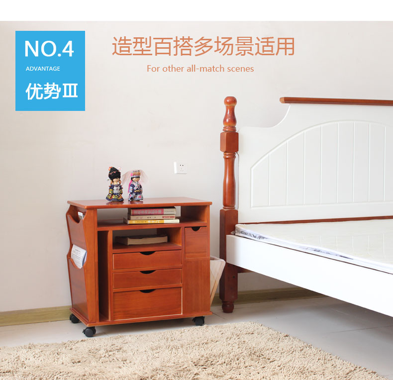 Tủ bên tủ có thể tháo rời tủ lưu trữ nội thất văn phòng bàn điện thoại góc nhiều ghế sofa gỗ bên phòng khách bàn cà phê nhỏ - Bàn trà bàn sofa gỗ