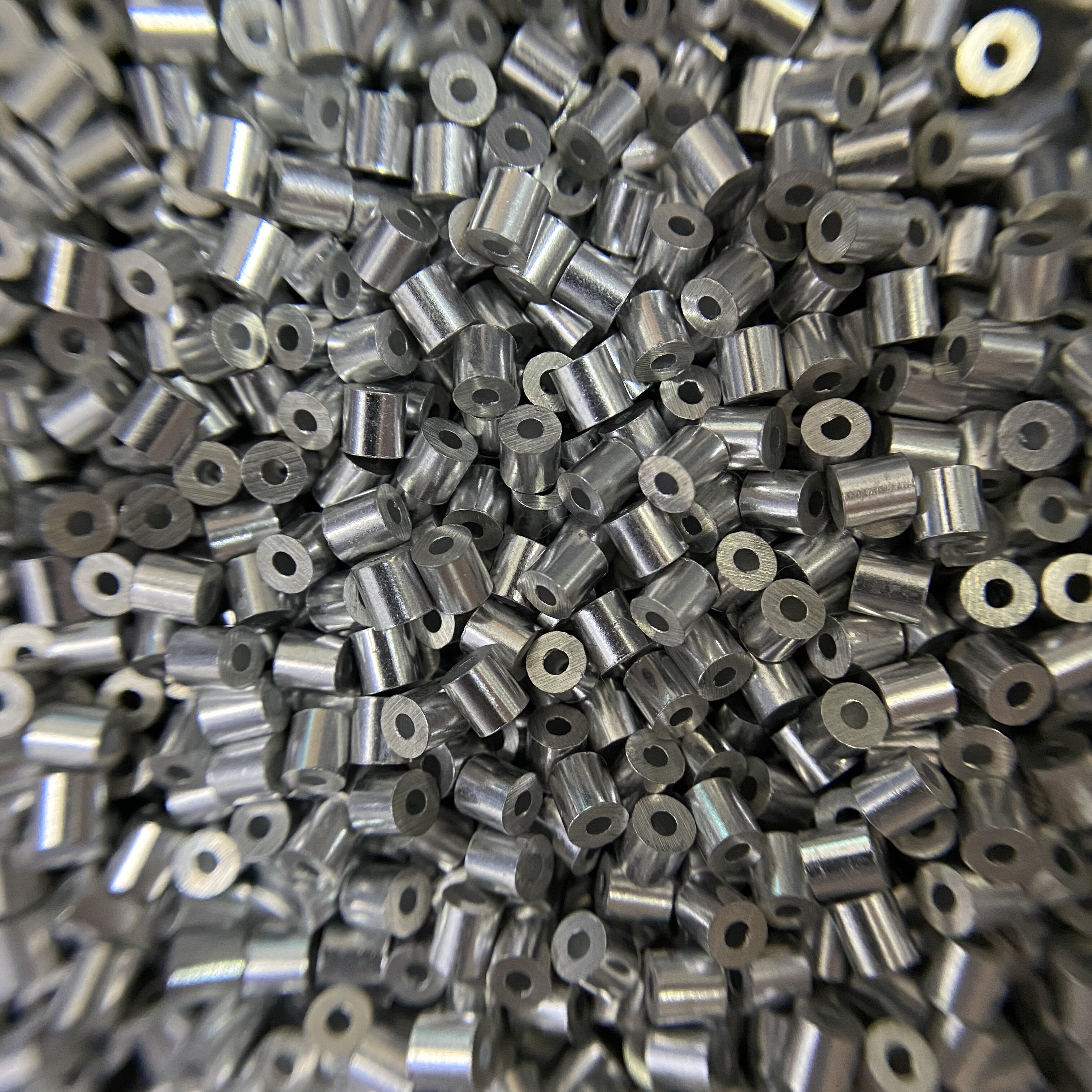 Round aluminum tube aluminum clip aluminum sleeve sea fishing boat fishing balance string hook line group making fishing gear accessories fishing supplies thick wall