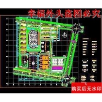 A middle school campus general plan CAD drawing architectural dwg drawing