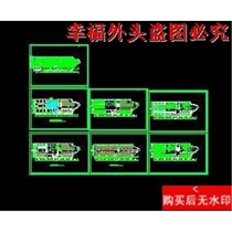 A certain leisure center floor plan cad drawing architectural dwg drawing