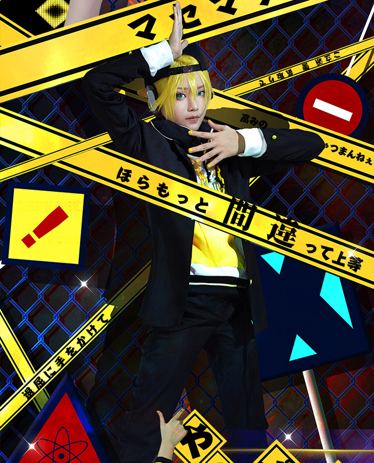 骨 骨 vocaloid / V nhà vũ trụ gương đôi quần áo COS kém hơn trang phục cosplay Len Rin cosplay violet evergarden