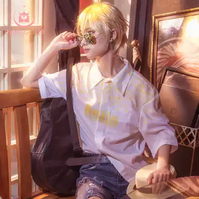 Man Bone Love and Producer Zhou Qiluo cos clothing Cape Holiday Daily Shirt COSPLAY Clothing Men Full