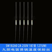Joyoung cooker pot temperature SM182A0 187 ℃ TF187C 2A 250V 127UMI fuse
