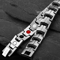 Japan MOMO men anti-fatigue radiation health care magnetic therapy men and women bracelet magnetic bracelet bracelet couple titanium steel