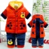 Quần áo cotton cho bé hai bộ quần áo nam và nữ Áo khoác cotton cho bé Bộ đồ vest trẻ em mùa thu đông shop thời trang trẻ em cao cấp Phù hợp với trẻ em