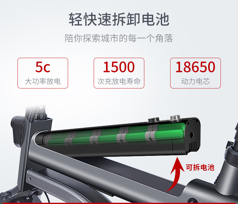 Xây dựng khối gấp xe điện pin lithium xe điện người lớn xách tay nam nữ di động mới xe đạp điện tiêu chuẩn quốc gia - Xe đạp điện xe đạp điện dk bike