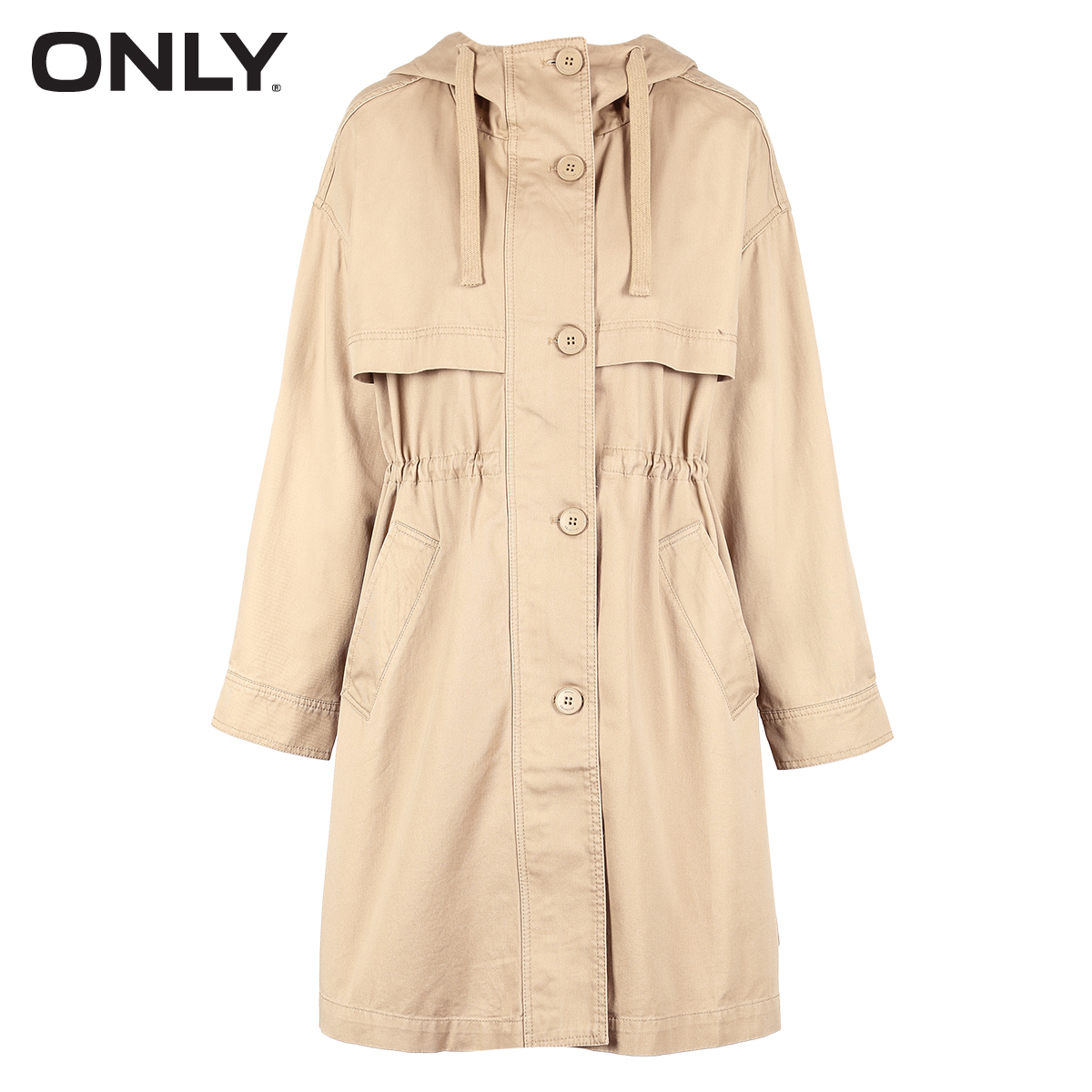 Trench pour femme ONLY en Coton - Ref 3225668 Image 5