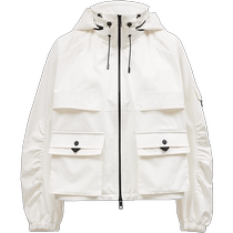 ONLY2024 Autumn New Trendy Cool Functional Wind Drawstring Pocket Workwear Windbreaker Jacket Women) 124336025