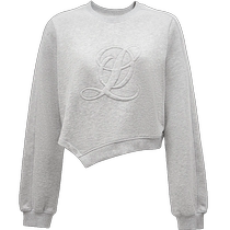 ONLY2024 Autumn New Fashion Casual Letter Printed Round Neck Long Sleeve Short Sweatshirt Women) 12439S008