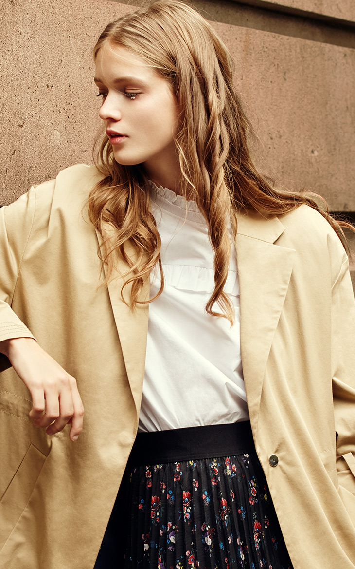Trench pour femme ONLY en Coton - Ref 3228100 Image 27