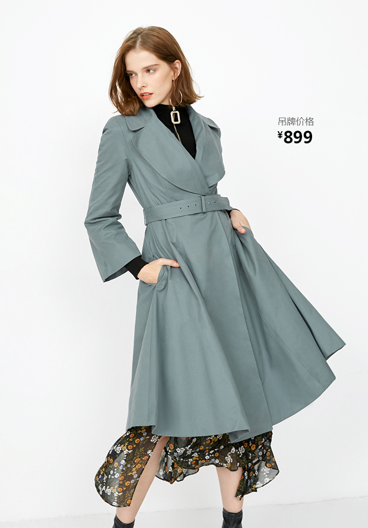 Trench pour femme ONLY en Coton - Ref 3225896 Image 20