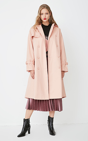 Trench pour femme ONLY en Coton - Ref 3226192 Image 14