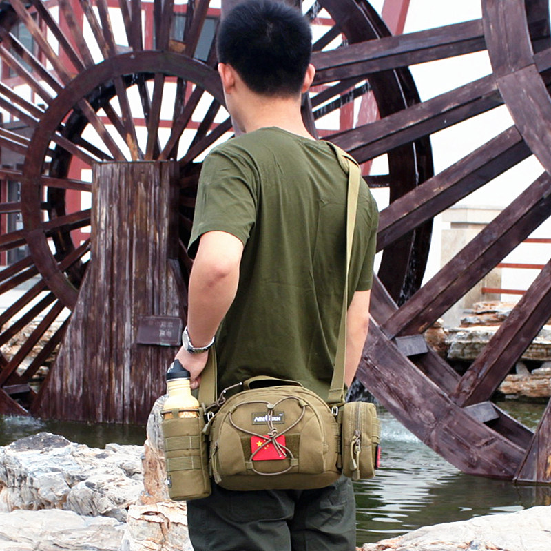 Amaisen Eye Outdoor Tactics Shoulder Backpack Travel Leisure Multifunctional Single Shoulder shoulder bag running bag Dual Purpose Bag