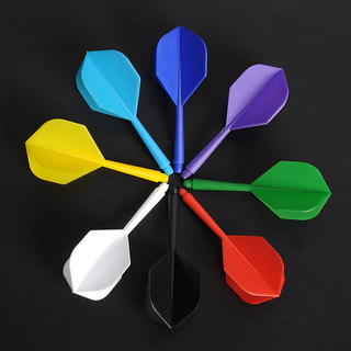 专业一体式2BA软式飞镖针针式飞镖尾翼镖翼尾翼耐摔软飞镖配件