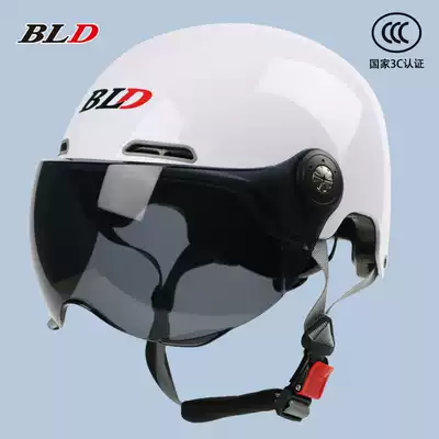 Baili 3C certified helmet gray electric motor car male Lady summer sunscreen semi-helmet Four Seasons universal helmet