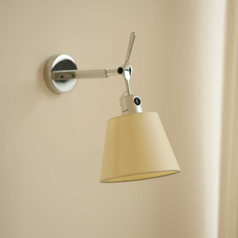 Italian Swing Arm Wall Lamp Designer Mid-Century French Modern Bauhaus Dining Room Study Bedroom Bedside Reading Lamp