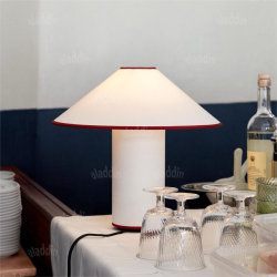 Danish Colette Atd6 Vintage Table Lamp Nordic Minimalist Style Fabric Japanese Atmosphere Bedroom Decoration Bedside Lamp