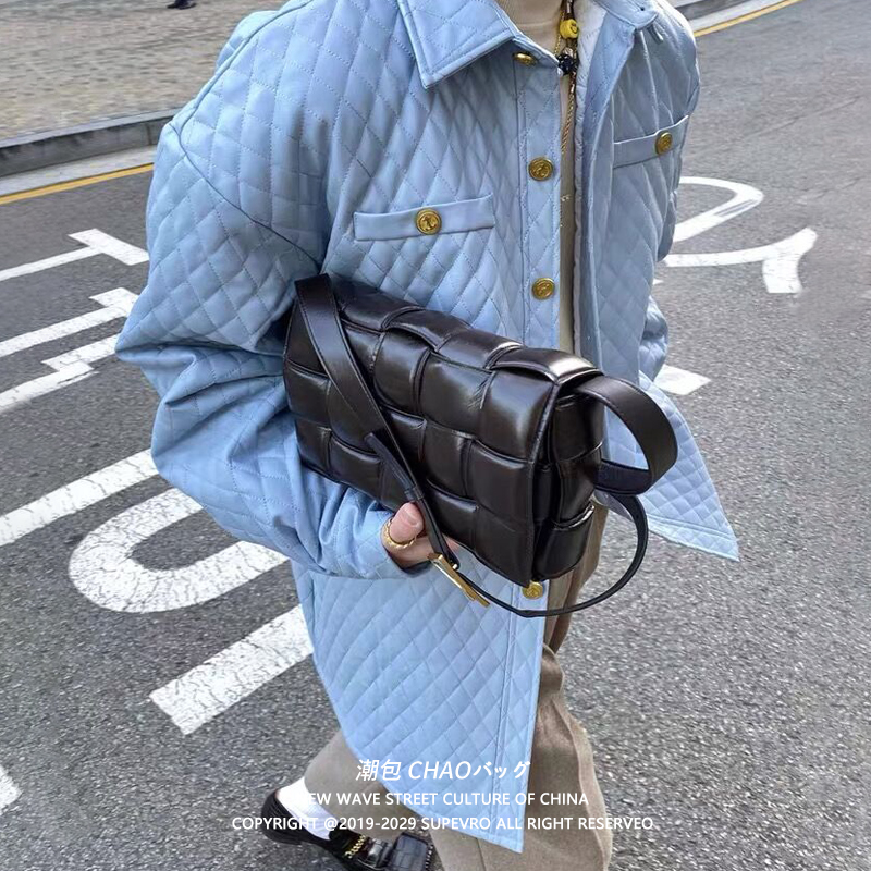 Small crowdLight Extravagant Bag 2021 New Diagonal Satchel Mosaic lattice small square bag Ins single shoulder bag individuality