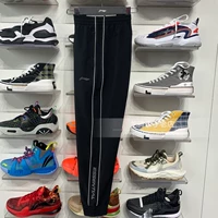 Li Ning, быстросохнущие весенние штаны для тренировок, спортивные повседневные брюки для отдыха, коллекция 2021, тренд сезона