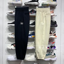 Li Ning Womens Wear Pants 2021 Winter New Anti-Wooga Suede Warm Loose-up Sports Long pants AKLR760