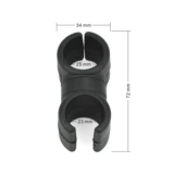 Кальян, трубка с аксессуарами, фиксаторы в комплекте, подходит для караоке-баров