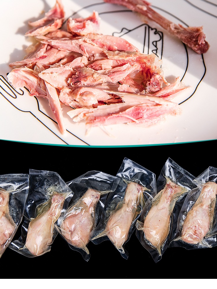 Mèo cha tự làm giòn chân gà thú cưng ăn nhẹ canxi thức ăn bổ sung thức ăn ướt gói tươi 2 gói - Đồ ăn nhẹ cho mèo thức ăn cho cún