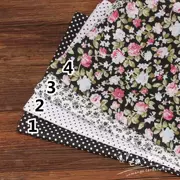 [Đen] Brianka loạt bà nội trợ bông đồng bằng quilting Tất cả vải bông vải bông đang nửa nhóm - Vải vải tự làm